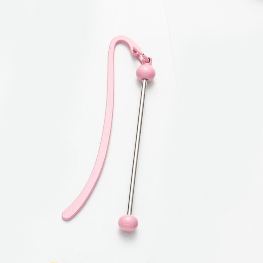 Wholesale Solid Color Beadable Bookmarks Metal DIY for Beadable Bar